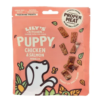 Lily's Kitchen Puppy Chicken and Salmon Nibbles 8x70g