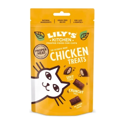 Lily's Kitchen Cat Chicken Pillow Treats 10x60g