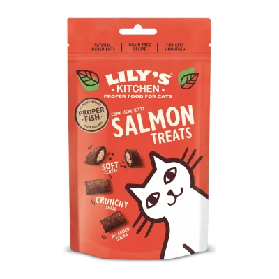 Lily's Kitchen Cat Salmon Pillow Treats 10x60g