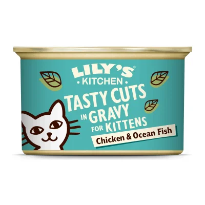 Lily's Kitchen Cat Ocean Fish Tasty Cuts in Gravy 18x85g