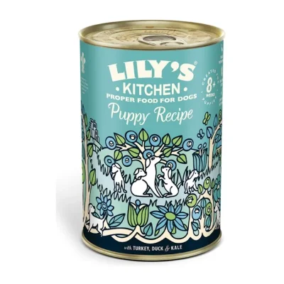 Lily's Kitchen Puppy Recipe Turkey & Duck 6x400g