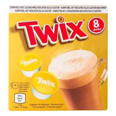 Dolce Gusto Twix Chocolate Capsules 8-Count