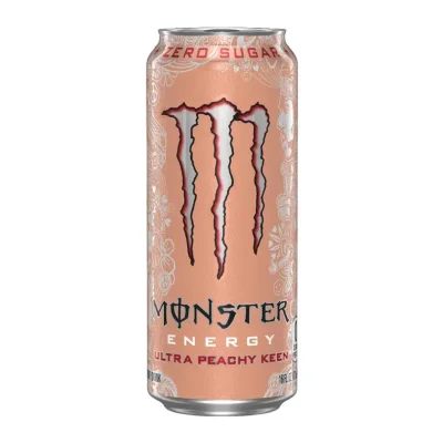 MONSTER 500ML ULTRA PEACHY KEEN ZERO - EXPORT /12
