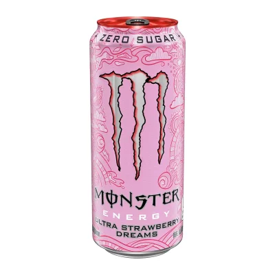 MONSTER 500ML ULTRA STRAWBERRY ZERO - EXPORT /12