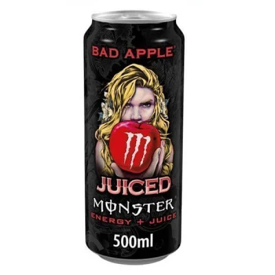 MONSTER ENERGY DRINK 500ml BAD APPLE