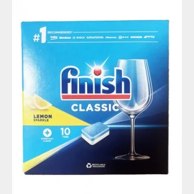 FINISH DISHWASHER TABLETS 10T CLASSIC LEMON