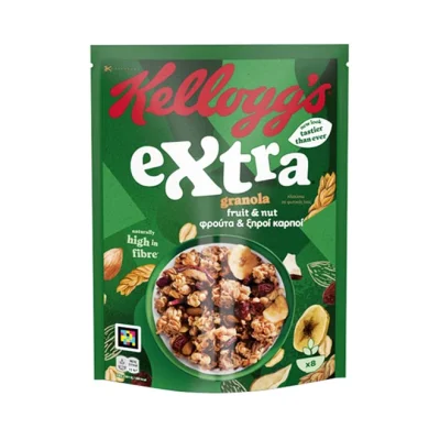 granola KELLOGGS extra FRUIT & NUT 400g