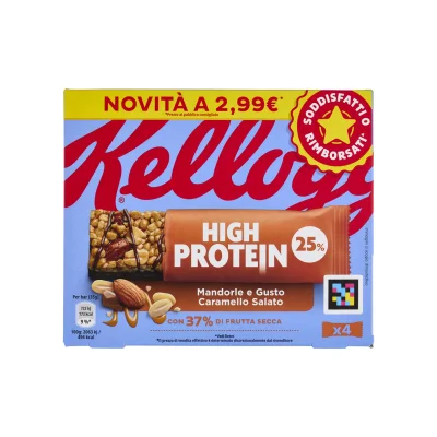 Kellogg's High Protein Bar 4x35gr Caramel