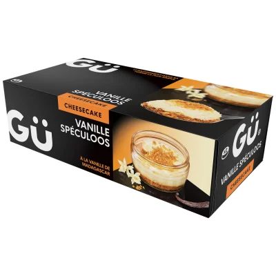 GU Dessert Cheesecake Spéculoos 2 pots de 80 g