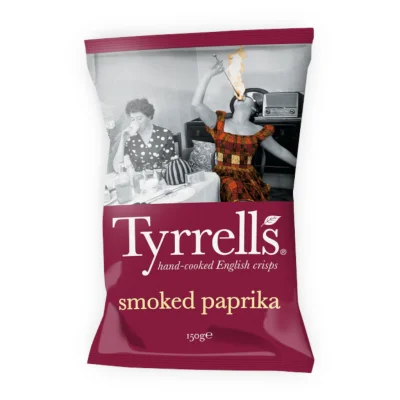TYRRELL'S Smoked Paprika Potato Chips 150 g