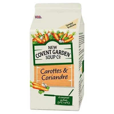 NEW COVENT GARDEN Fresh Carrot & Coriander Soup 600 g