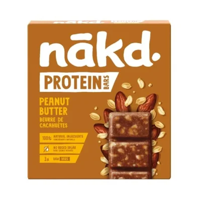 NAKD Protein Bars 3X45g - Peanut Butter