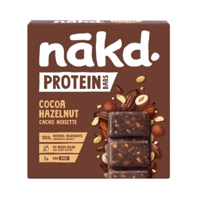 NAKD Protein Bars 3X45g - Cocoa Hazelnut
