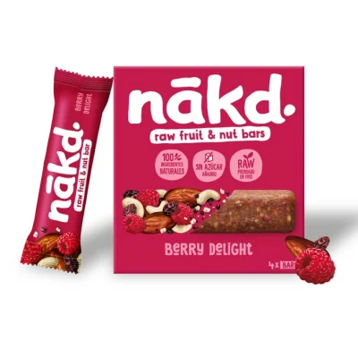 NAKD raw fruit & nut bar 4X35g - berry delight