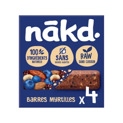 NAKD Blueberry Muffin Cereal Bars 140 g