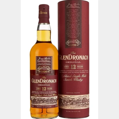 The Glendronach 12 + GB 43% 70cl
