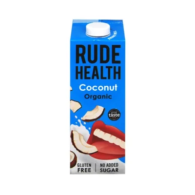 RUDE HEALTH dairy free organic Coconut Drink milk 1L