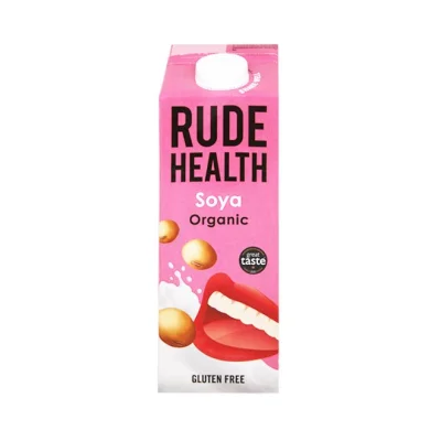 RUDE HEALTH dairy free organic Soya Drink milk 1L