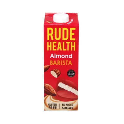 RUDE HEALTH Barista dairy free organic Almond Drink milk 1L