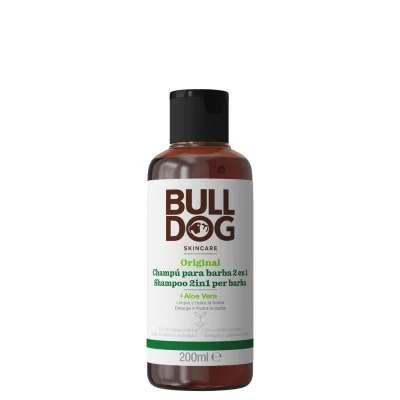 BULLDOG 2-in-1 Beard Shampoo Aloe Vera Camelina Green Tea 200 ml