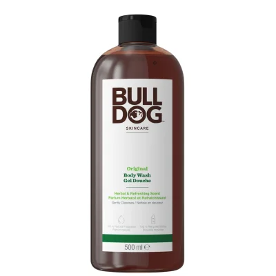 BULLDOG Men's Body Wash Original Herbal Natural Scent 500 ml