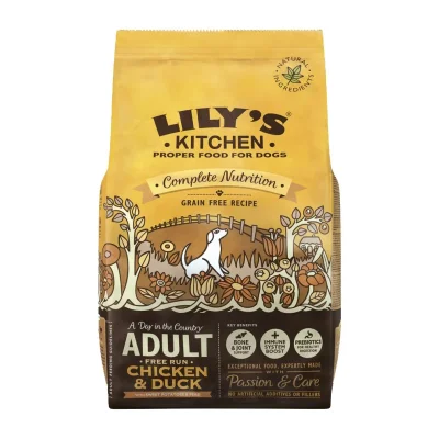 Lily's Kitchen Adult Dry Dog Food Chicken, Duck & Sweet Potato 4x2.5kg