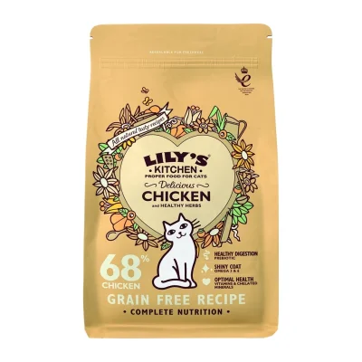 Lily's Kitchen Adult Cat Delicious Chicken Dry Food 4x800g