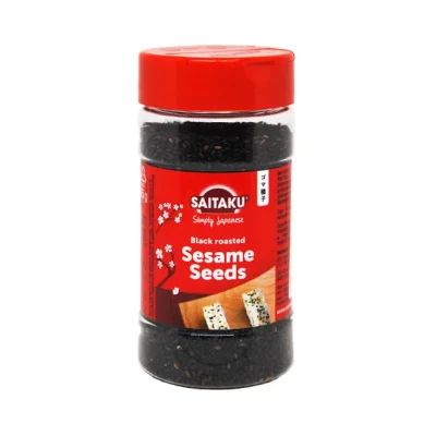 SAITAKU Black Roasted Sesame Seeds 95g