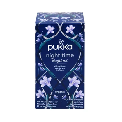 tea PUKKA bio Night Time (20 pcs) 20g - Oatflower, Levander & Limeflower