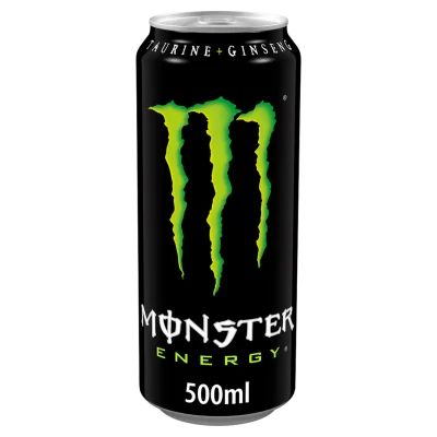 MONSTER ENERGY Energy drink with taurine and ginseng 0.5 L