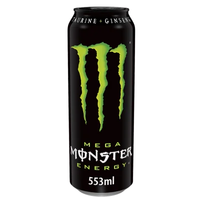 MONSTER Mega energy drink with taurine and ginseng 0.553 L