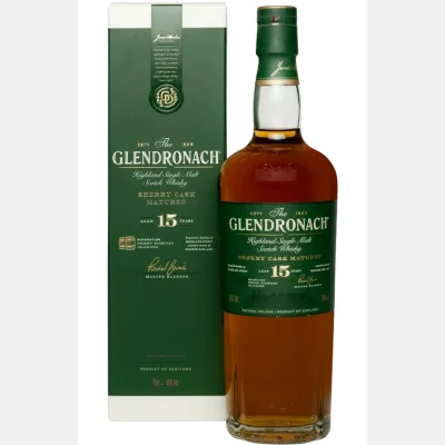 The Glendronach 15 Years Sherry Cask Matured + GB 46% 70cl
