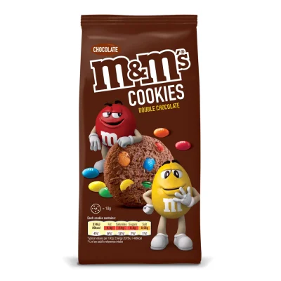 M&M'S Double Chocolate Cookie Biscuits 180 g