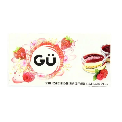 GU Strawberry Raspberry Biscuit Cheesecake 2 x 95 g