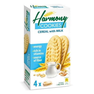 HARMONY Cereal'And Milk Cookies 200 g
