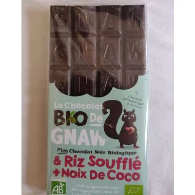 GNAW Organic Dark Chocolate Bar 100 g