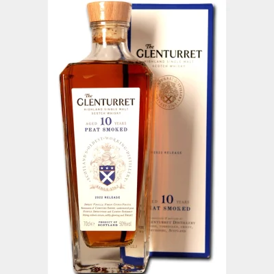 Glenturret 10 Years Peat Smoked + GB 48,4% 70cl