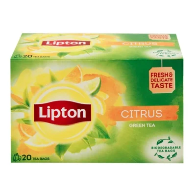 tea LIPTON (20pcs) 26g - Green Citrus