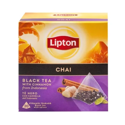 tea LIPTON Chai (20pcs) 34g - Black tea with Cinnamon
