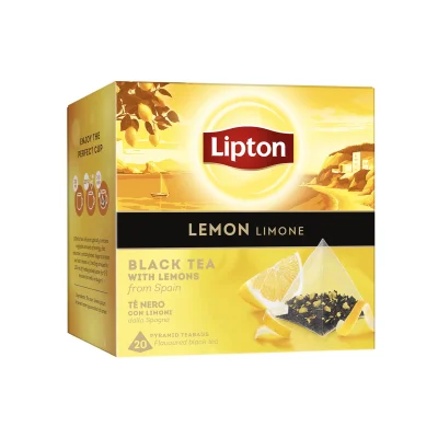 Lipton Tea Black 20 Caps Lemon