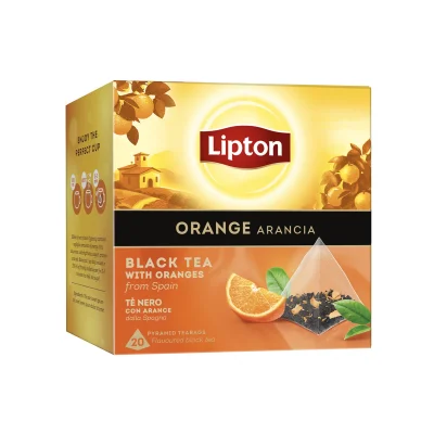 Lipton Tea Black 20 Caps Orange