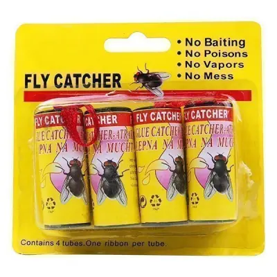 FLY ECOLOGIAC FLY CATCHER 4pcs RIBBON