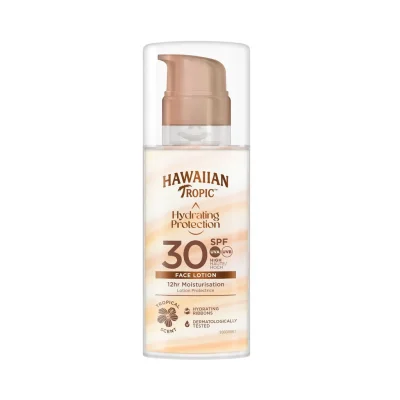 HAWAIIAN TROPIC Face Sunscreen SPF 30 Silk Hydration 50 ml