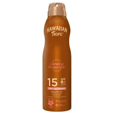 HAWAIIAN TROPIC Body Sun Oil SPF 15 Enriched with Argan Oil 177 ml