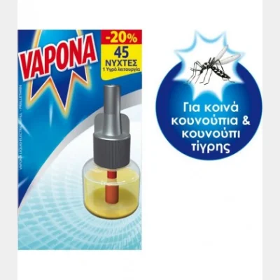 VAPONA INSECT REPELLENT LIQUID 45 NIGHTS -20%
