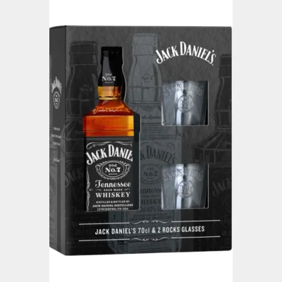 Jack Daniel's + 2 Glasses Edition 40% 70cl
