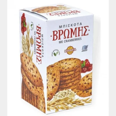 VIOLANTA OAT COOKIES 200gr. CRANBERRIES