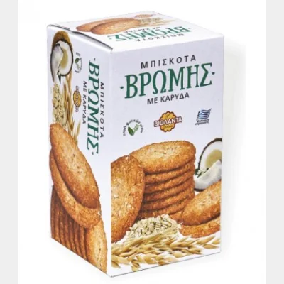 ΒΙΟΛΑΝΤΑ ΜΠΙΣΚΟΤΑ ΒΡΩΜΗΣ ΜΕ ΚΑΡΥΔΑ 200gr