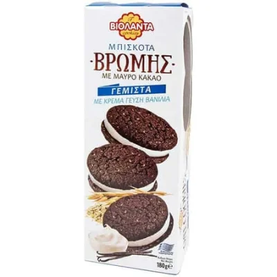 Violanta Soft Cookies Vanilla 180g Βιολάντα Μπισκότα Βρώμης Βανίλια 180g