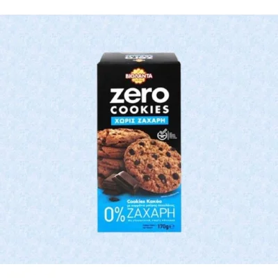 Zero Cookies Bisc. 0% Suggar Cocoa 170gr